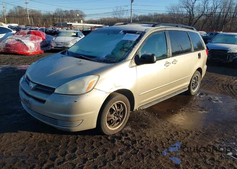 2004 Toyota Sienna Le из США, поврежденный, VIN 5TDZA23C64S070854